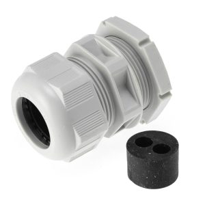 2 way cable gland m20 – ip68 waterproof dual cable entry gland | south africa