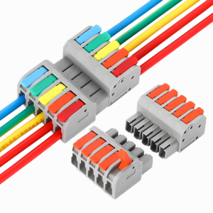 electrical male female docking disconnect quick connectors 5 in 5 out (5 way) 2604/5