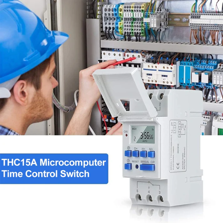 thc15a digital timer switch 220v (16a) – weekly programmable microcomputer time control | south africa thc15a digital timer switch 220v (16a) – weekly programmable microcomputer time control | south africa