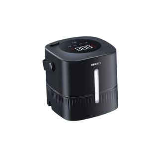 portable 12v tyre inflator with led light | digital air compressor pump